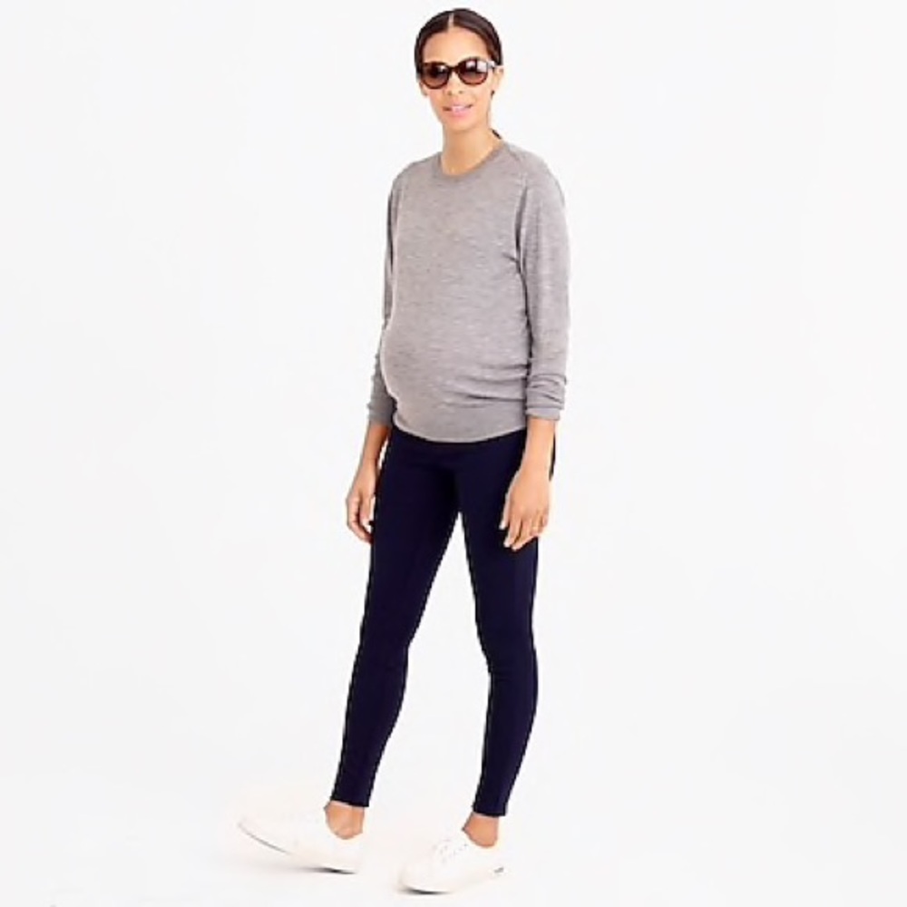 J. Crew Maternity Pixie Pants, Black 4S